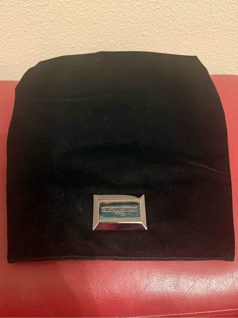 Giorgio Armani Velvet Clutch Bag
